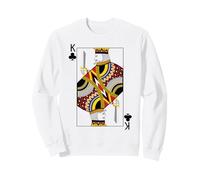 King of Clubs Carte de Poker Blackjack Sweatshirt