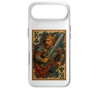King of Clubs Warrior Medieval Fantasy Card Lucky Poker Coque pour iPhone Air