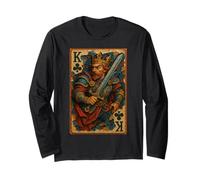 King of Clubs Warrior Medieval Fantasy Card Lucky Poker Manche Longue