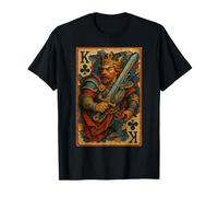 King of Clubs Warrior Medieval Fantasy Card Lucky Poker T-Shirt