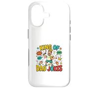 King of Dad Humour Funny Father Comédie Style rétro Coque pour iPhone 17