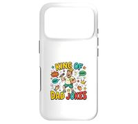 King of Dad Humour Funny Father Comédie Style rétro Coque pour iPhone 17 Pro
