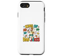 King of Dad Humour Funny Father Comédie Style rétro Coque pour iPhone SE (2020) / 7/8