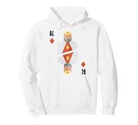 King of Diamonds Deck of Cards Costume d'halloween Sweat à Capuche