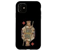 King of Diamonds Jeu de Cartes à Jouer Art Nouveau Antique Coque pour iPhone 11
