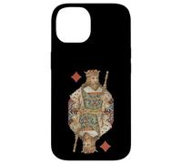 King of Diamonds Jeu de Cartes à Jouer Art Nouveau Antique Coque pour iPhone 14