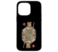 King of Diamonds Jeu de Cartes à Jouer Art Nouveau Antique Coque pour iPhone 14 Pro Max