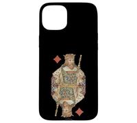 King of Diamonds Jeu de Cartes à Jouer Art Nouveau Antique Coque pour iPhone 15 Plus