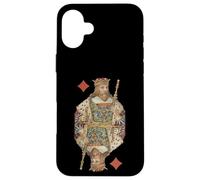 King of Diamonds Jeu de Cartes à Jouer Art Nouveau Antique Coque pour iPhone 16 Plus