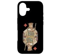 King of Diamonds Jeu de Cartes à Jouer Art Nouveau Antique Coque pour iPhone 17