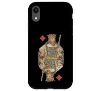 King of Diamonds Jeu de Cartes à Jouer Art Nouveau Antique Coque pour iPhone XR
