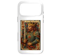 King of Diamonds Warrior Medieval Fantasy Card Lucky Poker Coque pour iPhone 17 Pro Max