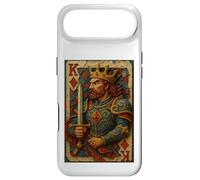 King of Diamonds Warrior Medieval Fantasy Card Lucky Poker Coque pour iPhone Air