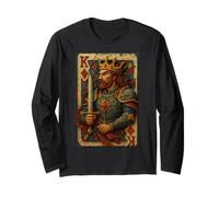 King of Diamonds Warrior Medieval Fantasy Card Lucky Poker Manche Longue