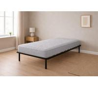 King of Dreams Ensemble Matelas 70x190 + Sommier Démonté + Pieds Offerts Mousse Poli Lattex Indéformable - Déhoussable Housse Lavable - Hauteur 19 cm - Soutien Ferme