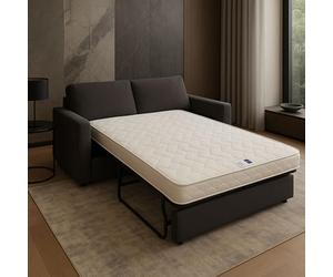 King of Dreams Matelas pour Canapé lit Mousse Poli Lattex Indéformable Tissu Strech très résistant - Hauteur 10 cm - Soutien Très Ferme - YELLOW10 (130_x_190_cm)