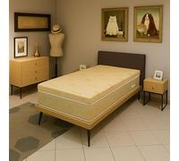 King of Dreams sur-Matelas 100x200 Epais Hauteur 6 cm Mousse Polysoff Déhoussable Aloè Très Moelleux (100_x_200_cm)