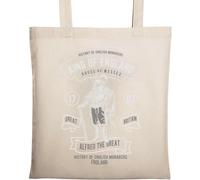 King of England Alfred The Great Britain English Monarchs Sac fourre-tout en coton écologique Beige