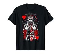 King Of Hearts Carte à jouer patriotique USA États-Unis T-Shirt