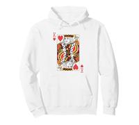 King of Hearts | Carte à Jouer Royal Flush Group Costume Sweat à Capuche