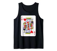 King of Hearts Jeu de Cartes Halloween Costume Débardeur
