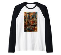King of Hearts Playing Card Fantasy Paper Cut Lucky Poker Manche Raglan