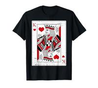 King Of Hearts Valentines Day Cool V-Day Couple Matching T-Shirt