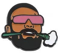 King of Latin Trap Bunny Singer, Rapper Portoricain, Troisième Œil, Musique Musique Artiste Musique 2,8 cm Badge en émail