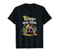 King of Mis-Hits Golf Humour Print Graphic T-Shirt