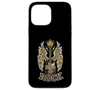 King of Rock and Roll Guitare Vintage Rock Music Coque pour iPhone 13 Pro Max