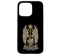 King of Rock and Roll Guitare Vintage Rock Music Coque pour iPhone 15 Pro Max