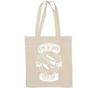 King of Rock Let's Start The Party Sac fourre-tout en coton naturel Blanc