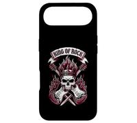 King of Rock Skull Guitare Vintage Rock Music Coque pour iPhone Air