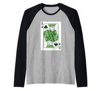 King of Shamrock - Fierté Irlandaise de la Saint-Patrick Manche Raglan