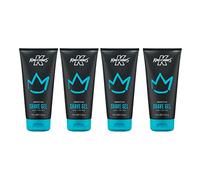 King of Shaves Gel De Rasage Pour Peaux Sensibles, Faible Mousse pour un Rasage Rafraîchissant et Précis, 4 x 175 ml