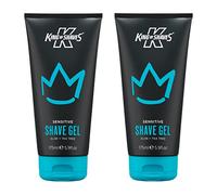 King of Shaves Gel De Rasage Sensible, Faible Mousse Pour Un Rasage Rafraîchissant Et Précis, 175ml TWIN PACK