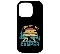 King of The Camper Rétro Vintage Camping Voyage Coque pour iPhone 14 Pro