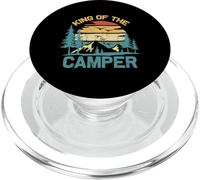 King of The Camper Rétro Vintage Camping Voyage PopSockets PopGrip pour MagSafe