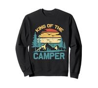 King of The Camper Rétro Vintage Camping Voyage Sweatshirt