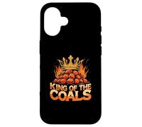 King of the Coals BBQ Charcoal Grill Smoker Coque pour iPhone 16