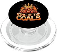 King of the Coals BBQ Charcoal Grill Smoker PopSockets PopGrip pour MagSafe