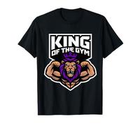 King Of The Gym Lion Musculation Musculation T-Shirt