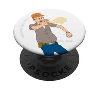 King of The Hill Dale Pocket Sand Attack Retro Cartoon PopSockets PopGrip Adhésif
