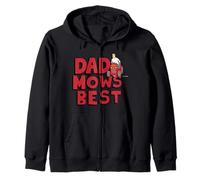 King of The Hill Father's Day Dad Mows Best Hank on Mower Sweat à Capuche