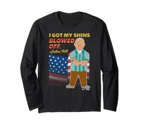 King of the Hill Got My Shins Blown Off Cotton Hill Cartoon Manche Longue