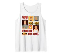 King of The Hill Hank Dale Bill and Boomhauer Panels Poster Débardeur