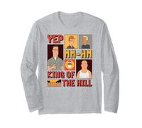 King of The Hill Hank Dale Bill and Boomhauer Panels Poster Manche Longue