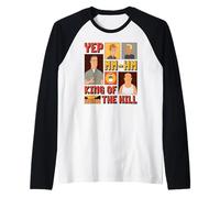 King of The Hill Hank Dale Bill and Boomhauer Panels Poster Manche Raglan