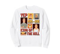 King of The Hill Hank Dale Bill and Boomhauer Panels Poster Sweatshirt