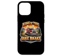 King of The Jake Brake Funny Truck Driver Truckie Coque pour iPhone 12 Mini